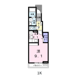 基本的房型 1K