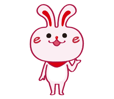 The original e-heya.net rabbit character
