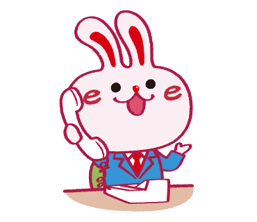 The original e-heya.net rabbit character