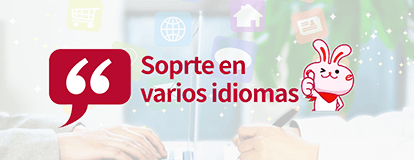 Soprte en varios idiomas